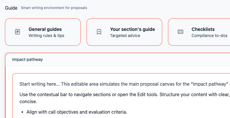 Guided drafting interface