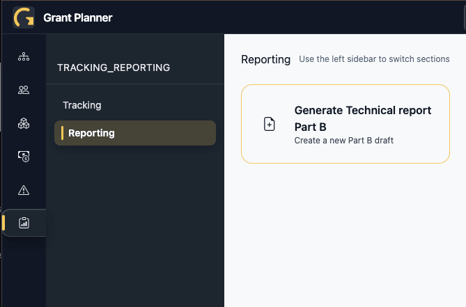 Reporting aligned with Horizon Europe